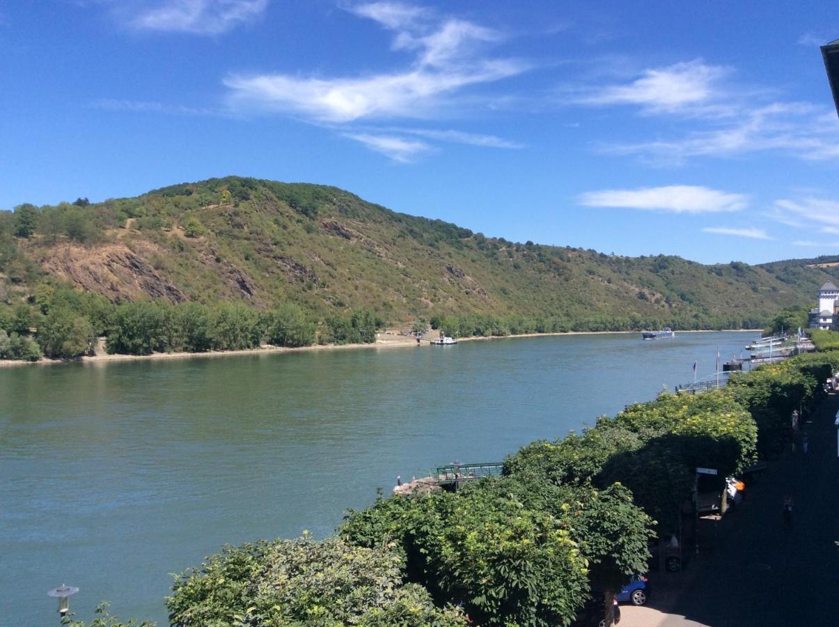 Grosse Wohnung Mit Rheinblick Boppard Luaran gambar