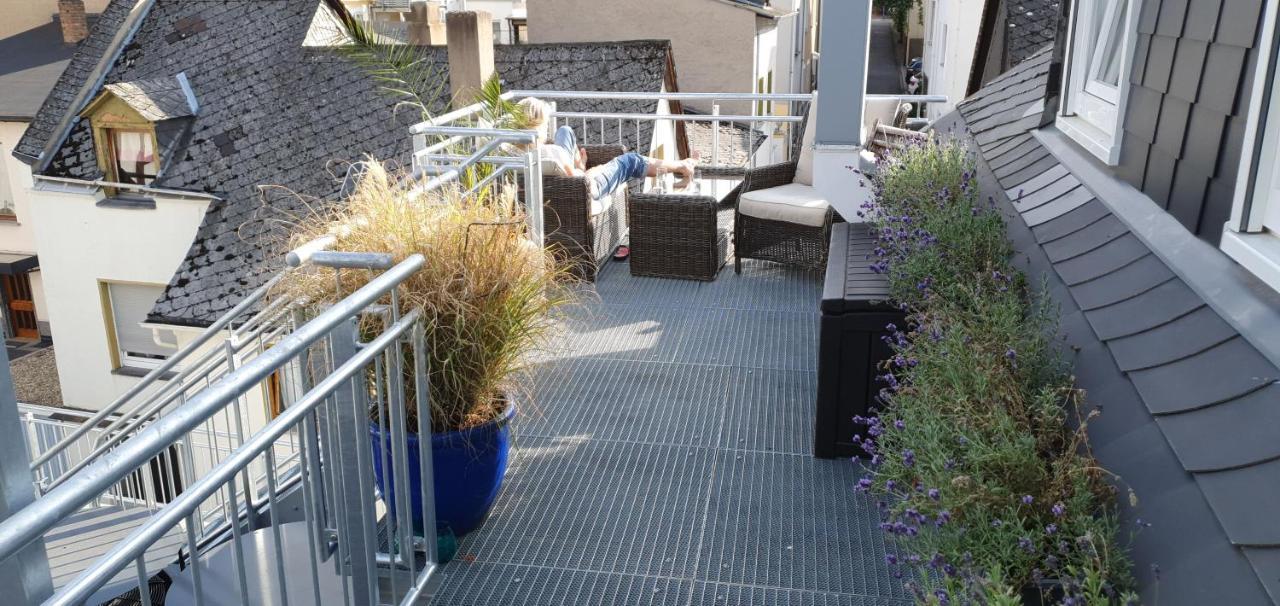 Grosse Wohnung Mit Rheinblick Boppard Luaran gambar
