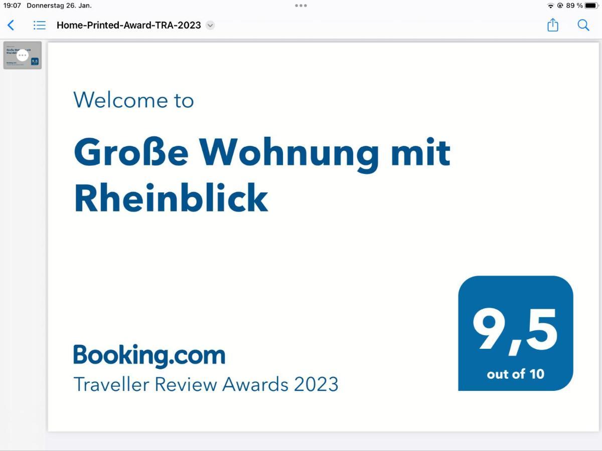 Grosse Wohnung Mit Rheinblick Boppard Luaran gambar