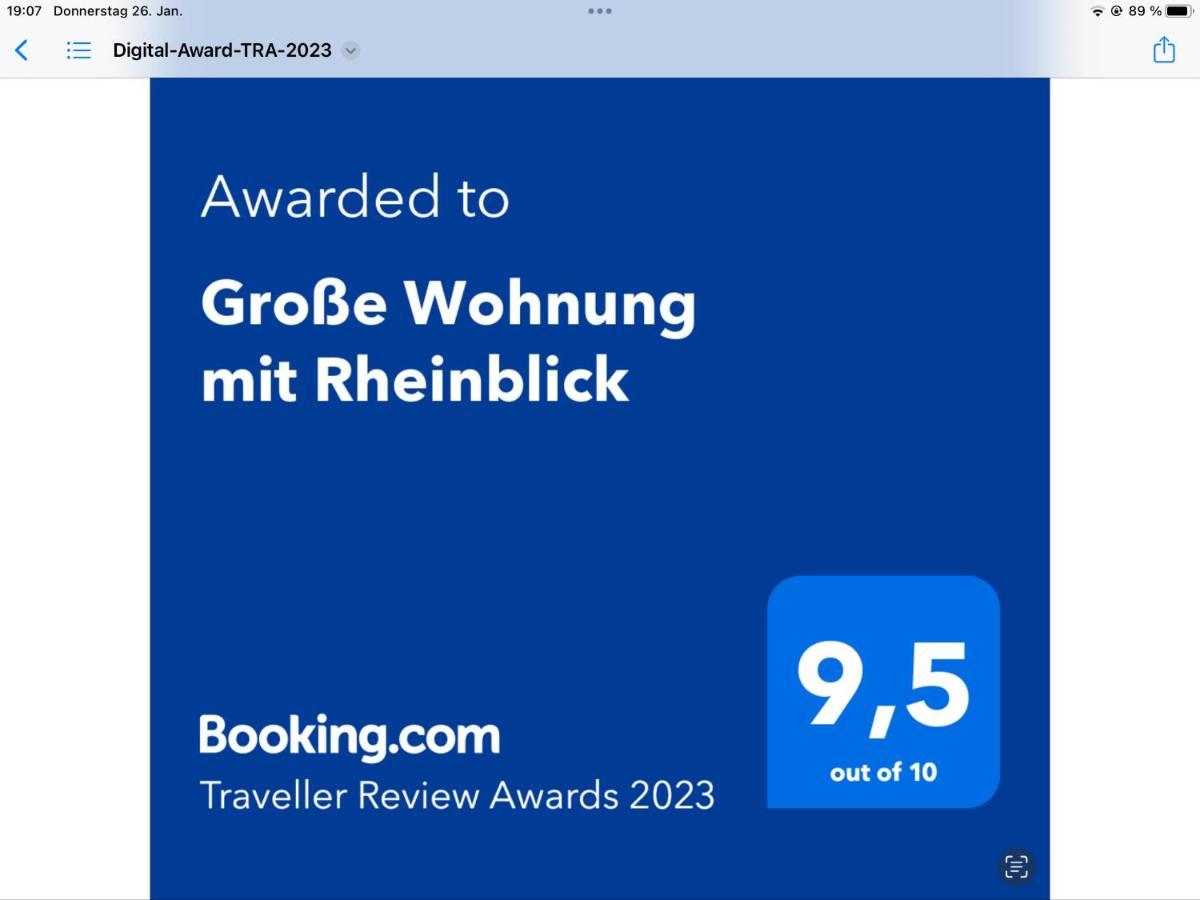 Grosse Wohnung Mit Rheinblick Boppard Luaran gambar